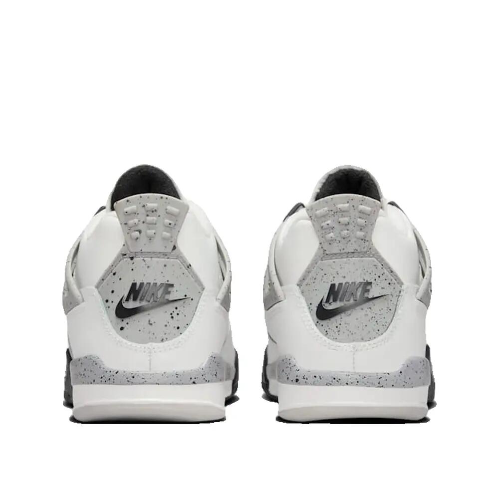 Chaussures Nike Air Jordan 4 Retro Blanc Cement 5/7
