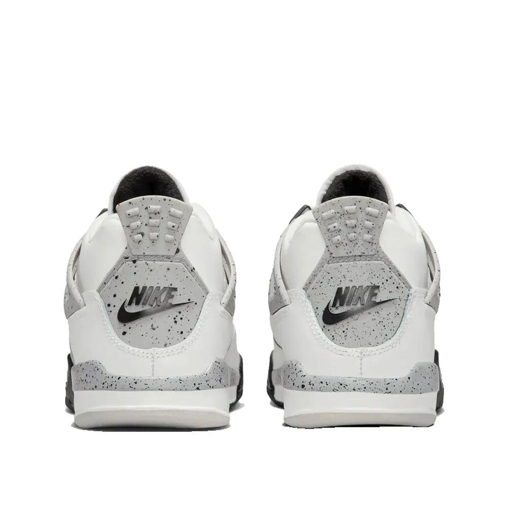Chaussures Nike Air Jordan 4 Retro Blanc Cement 4/7
