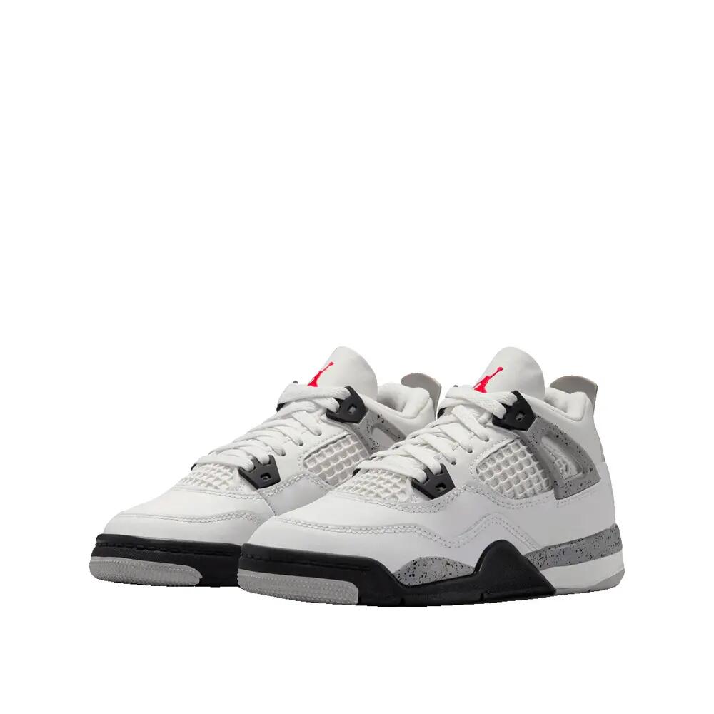 Chaussures Nike Air Jordan 4 Retro Blanc Cement 3/7