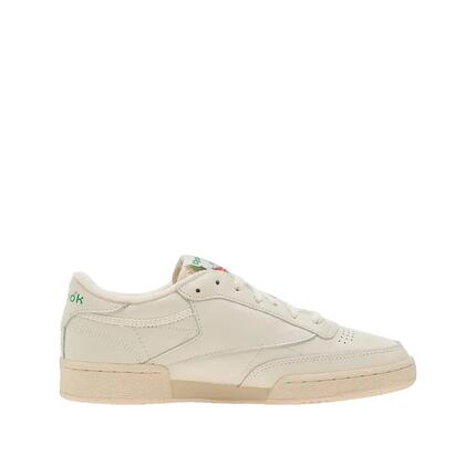Baskets Blanche/Verte Homme Reebok Club C85 Vintage