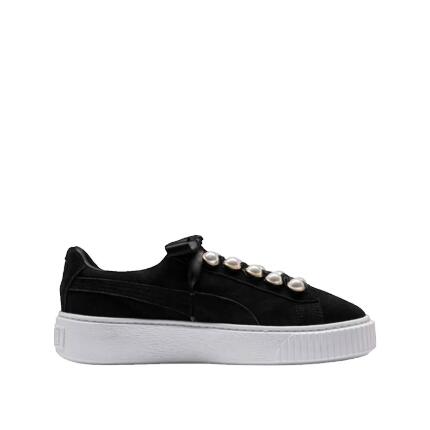 Zapatillas PUMA Suede Platform Bling Mujer Negro