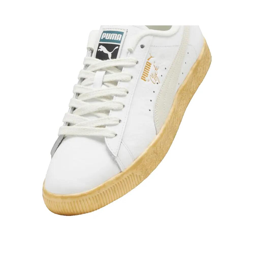 Chaussures PUMA Clyde Vintage Blanc 2/3