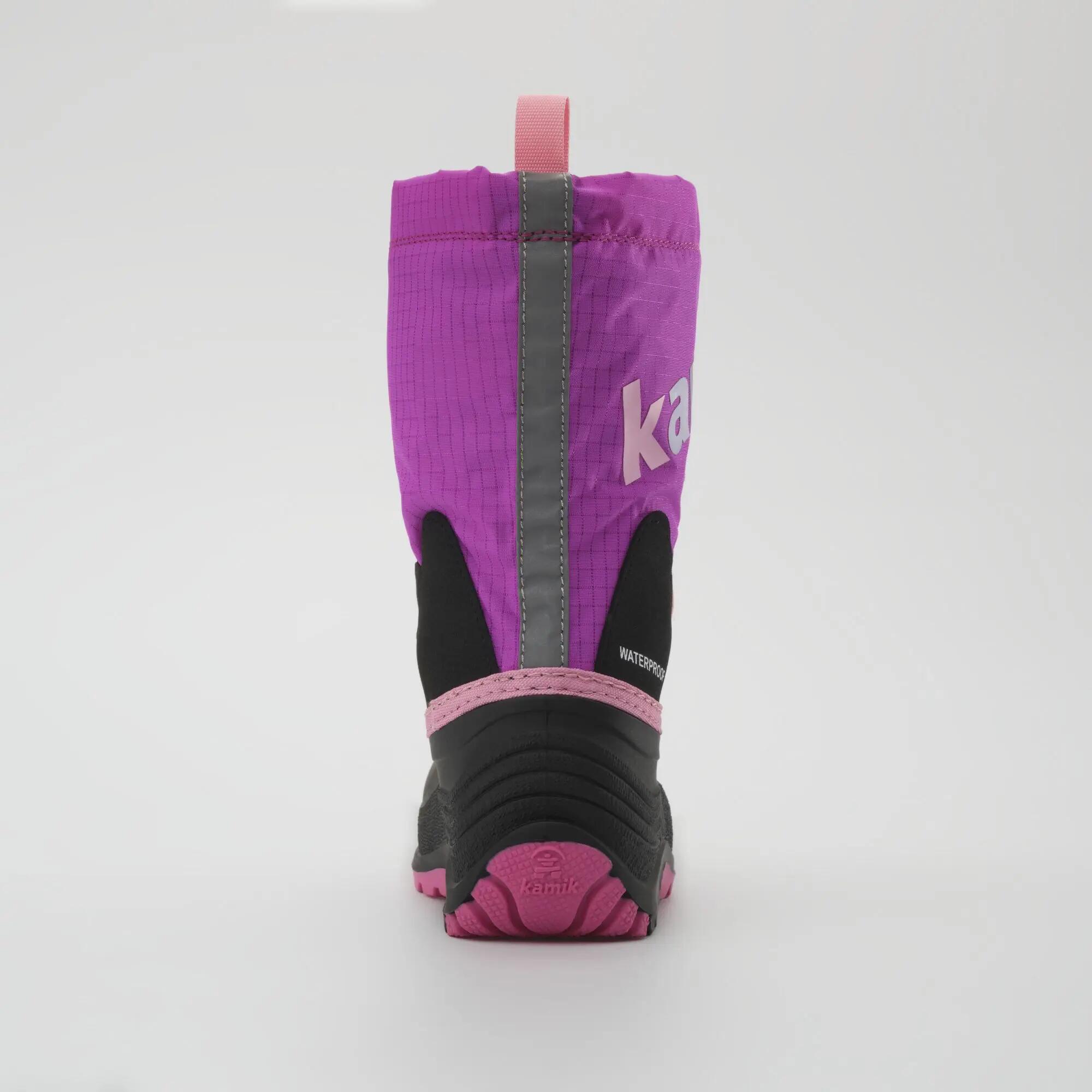 Enfants WATERBUG5 Bottes d'hiver Gris Rose/fuchsia 3/8
