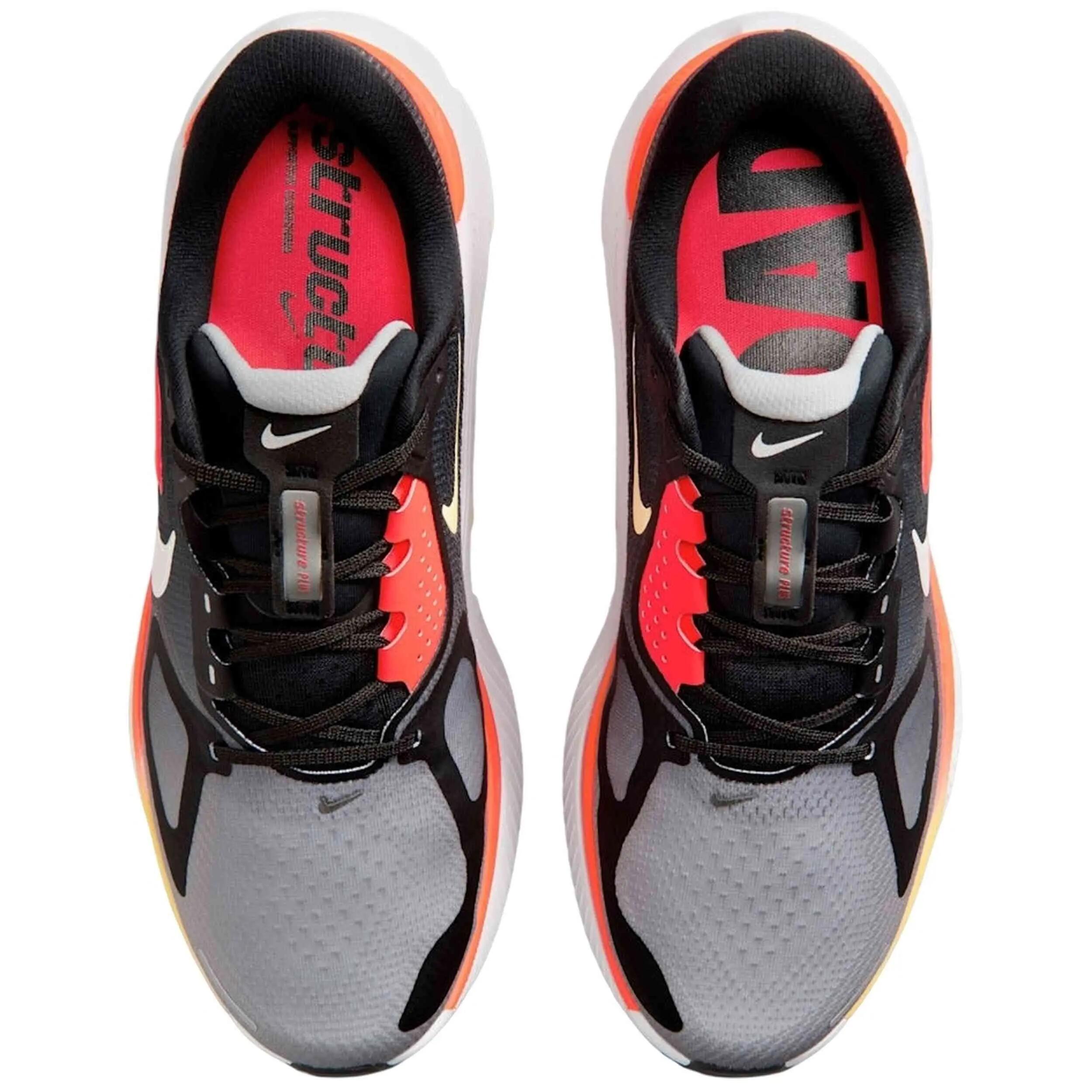Laufschuhe Nike Modell Structure Plus "Gris/Negro/Rojo" für männer 4/5