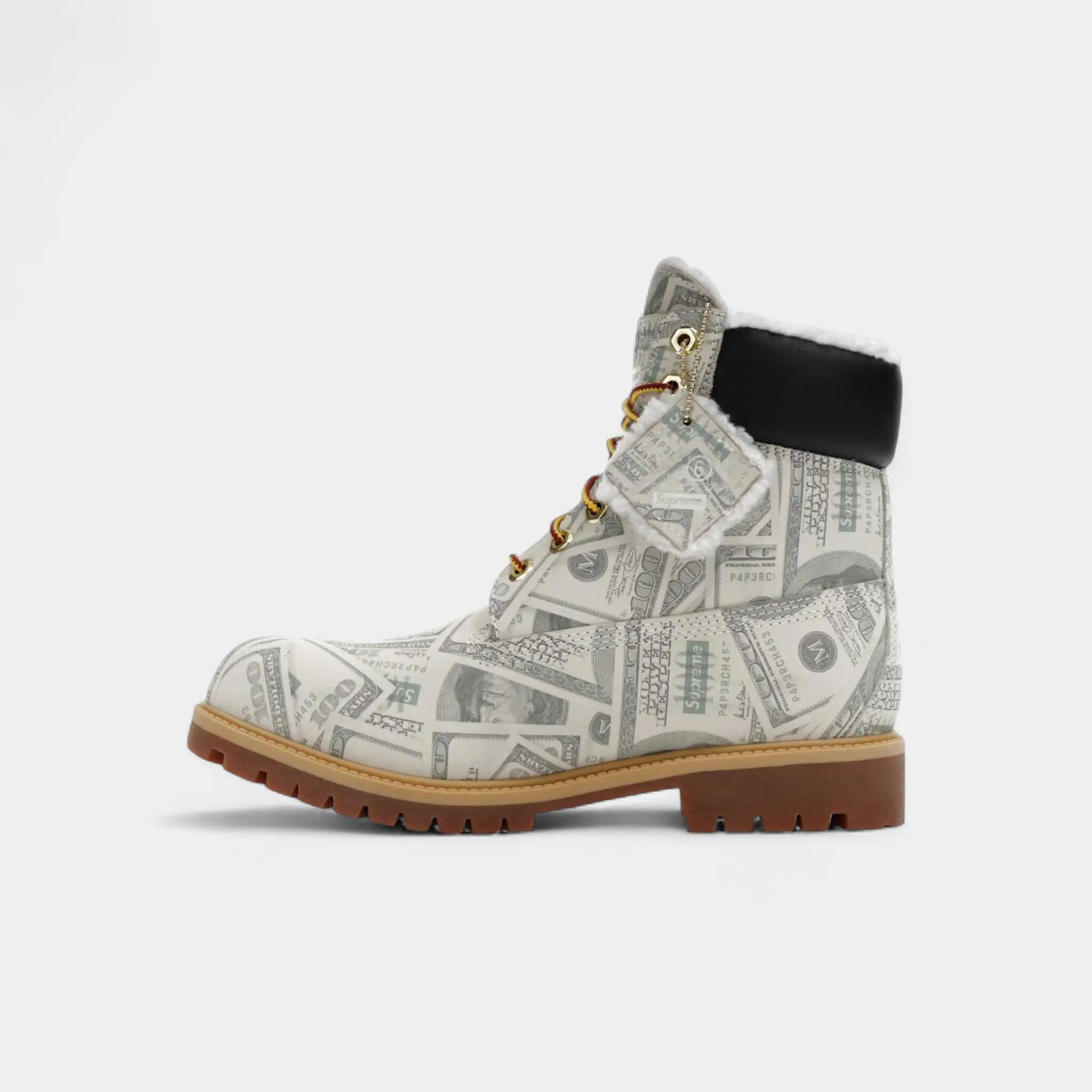Timberland 6" Premium Waterproof Boot Supreme x MM6 Maison Margiela $100 Bills 4/5