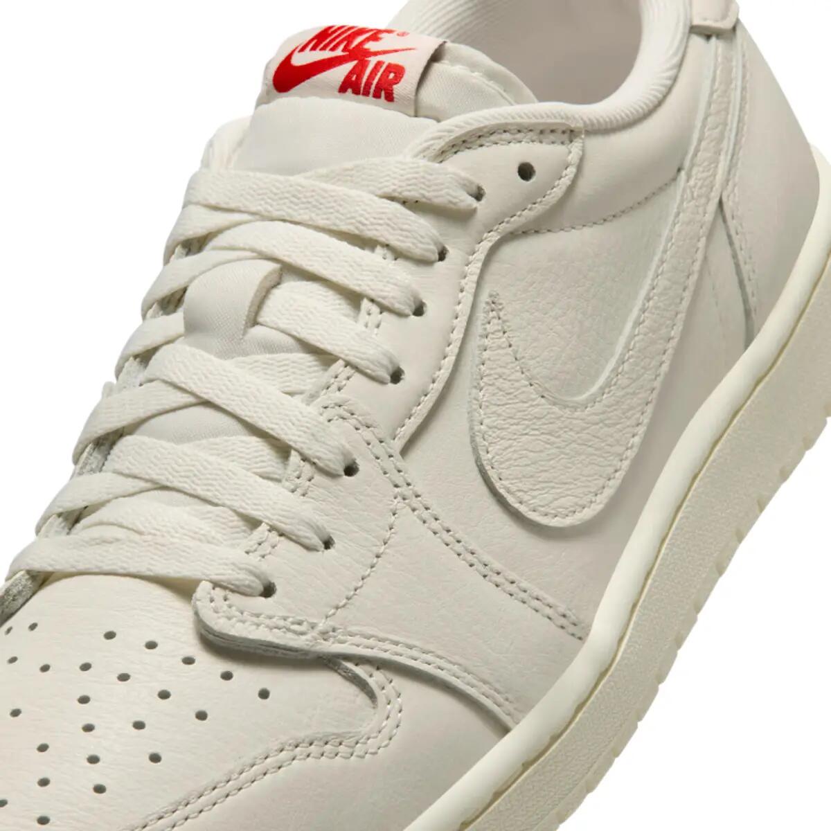 Nike Air Jordan 1 Retro Low OG Weiß/Rot 6/6
