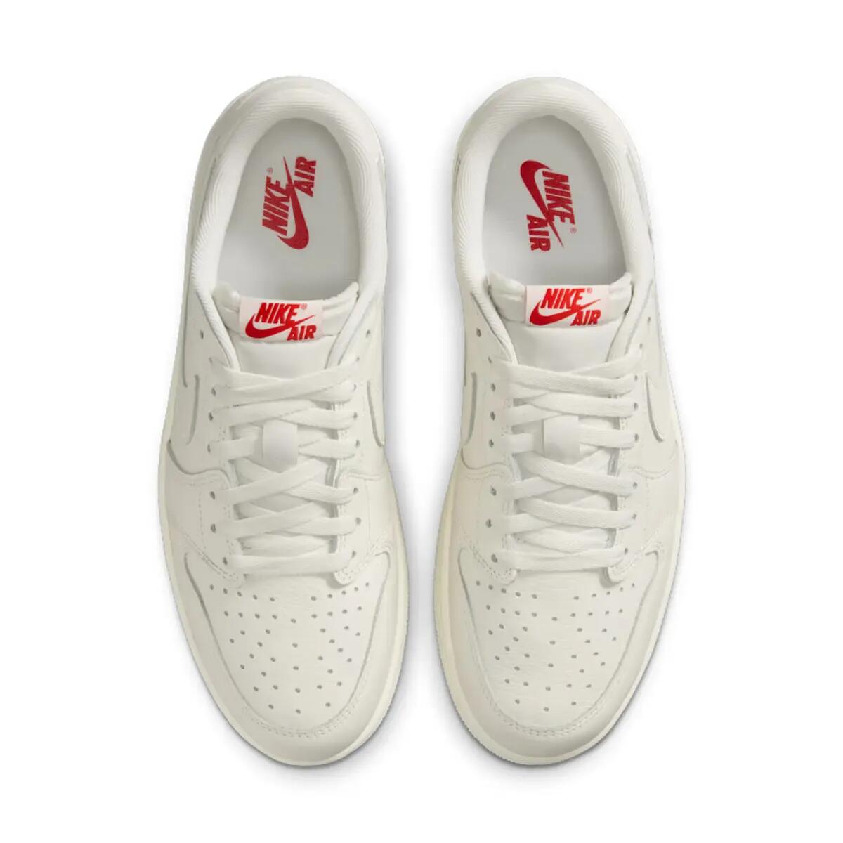 Nike Air Jordan 1 Retro Low OG Weiß/Rot 5/6