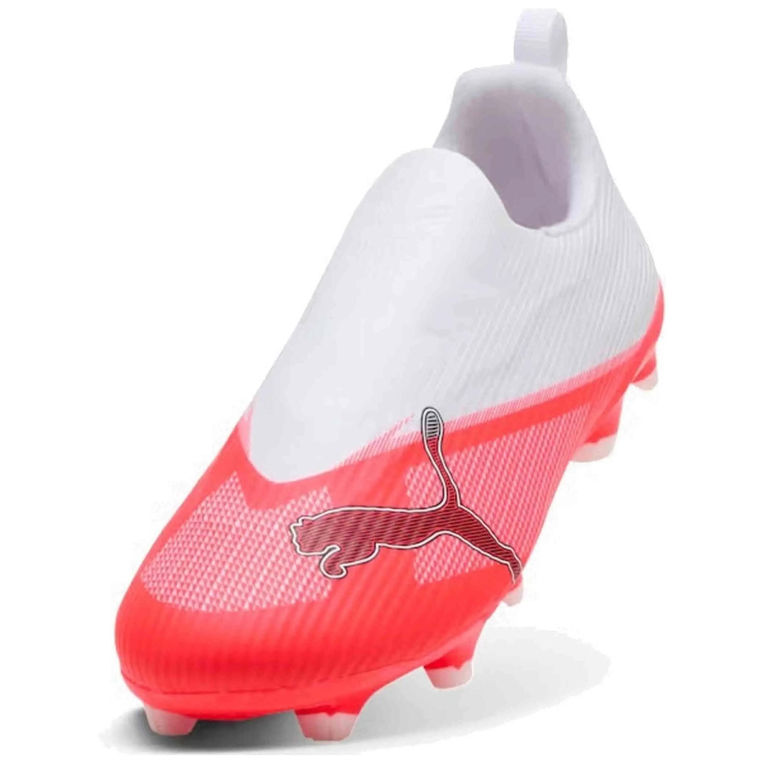 Chuteiras Puma modelo Ultra "Ultra Red-PUMA Black-PUMA Whi para crianças unissex 3/5