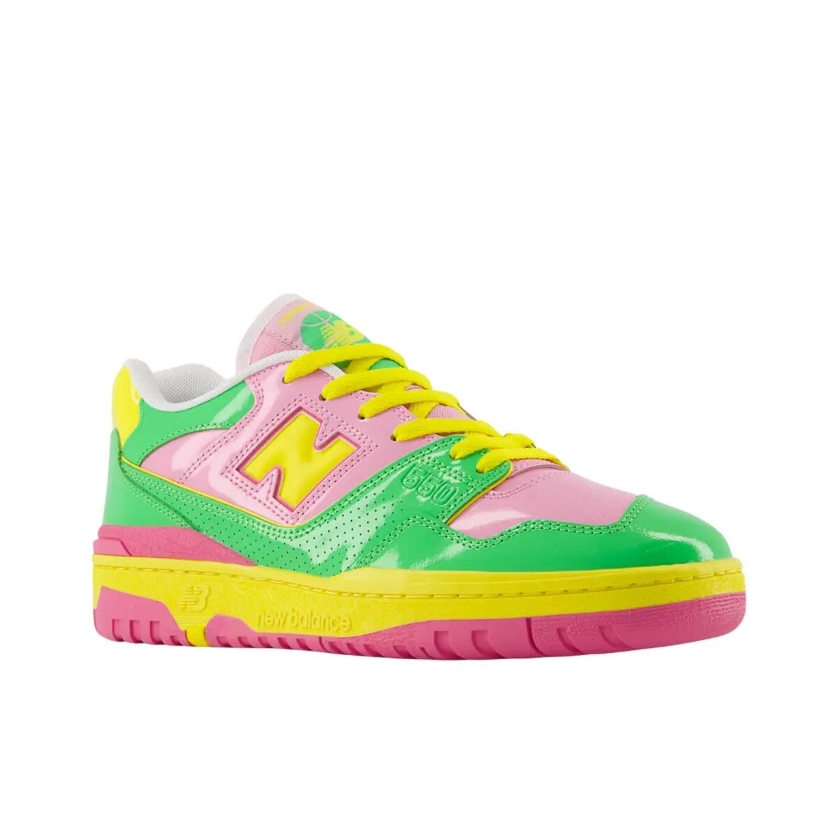 New Balance 550 Y2K Patent Leather Pack Pink Green 4/5