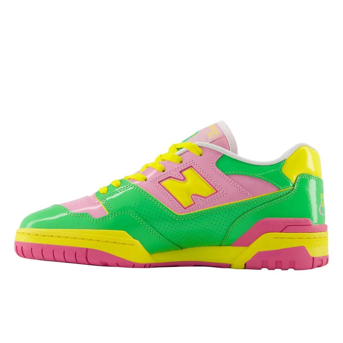 New Balance 550 Y2K Patent Leather Pack Pink Green 2/5
