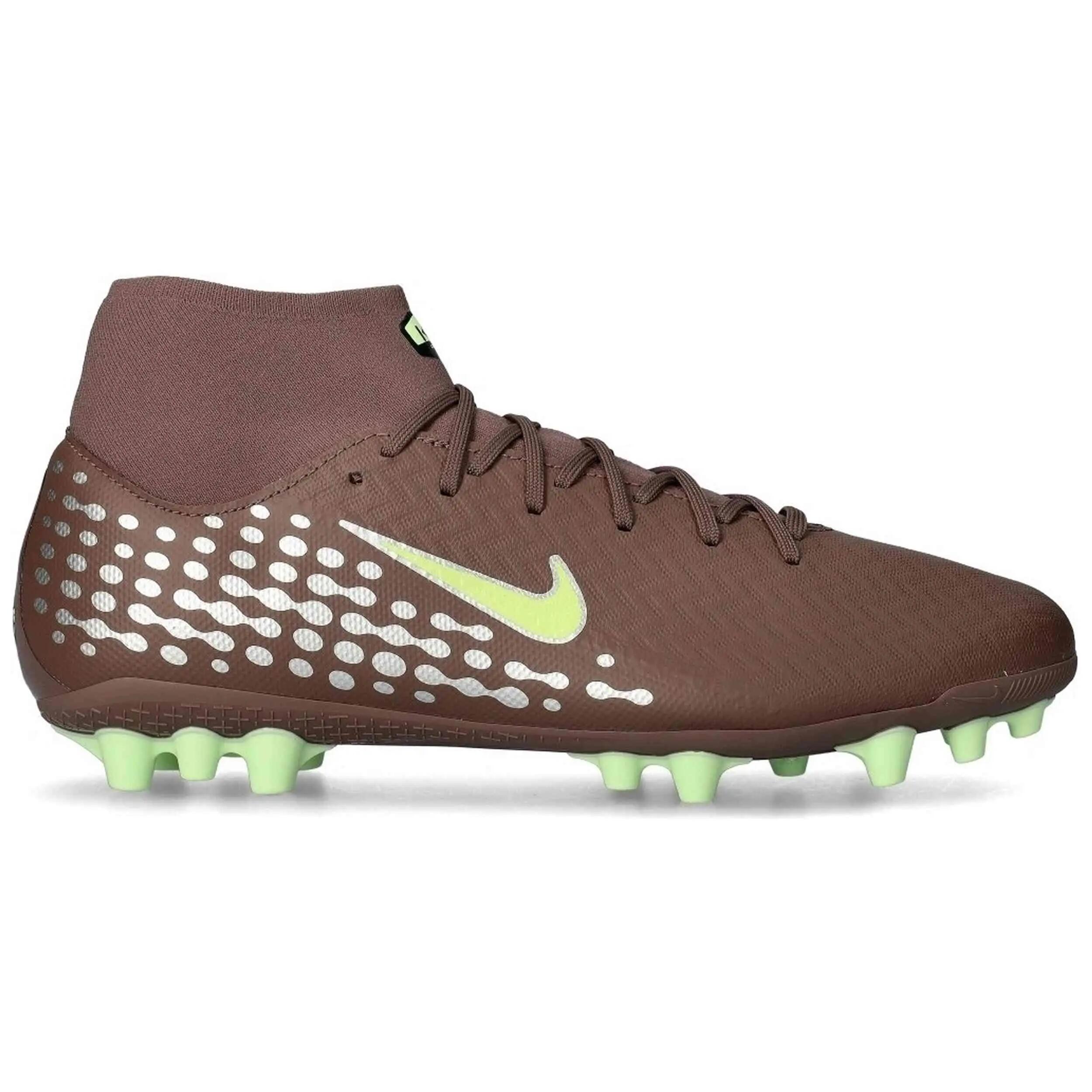 Botas de futbol Nike modelo Phantom GT2 Elite FG "Brown/Volt" para hombre 2/5