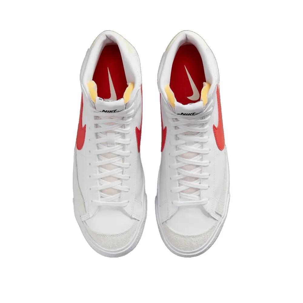 Scarpe Nike Blazer Mid ''77 Vintage Bianco/Rosso Piccante 2/3
