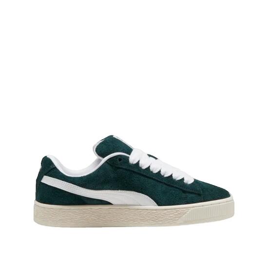 Chaussures PUMA Suede Hairy Verte