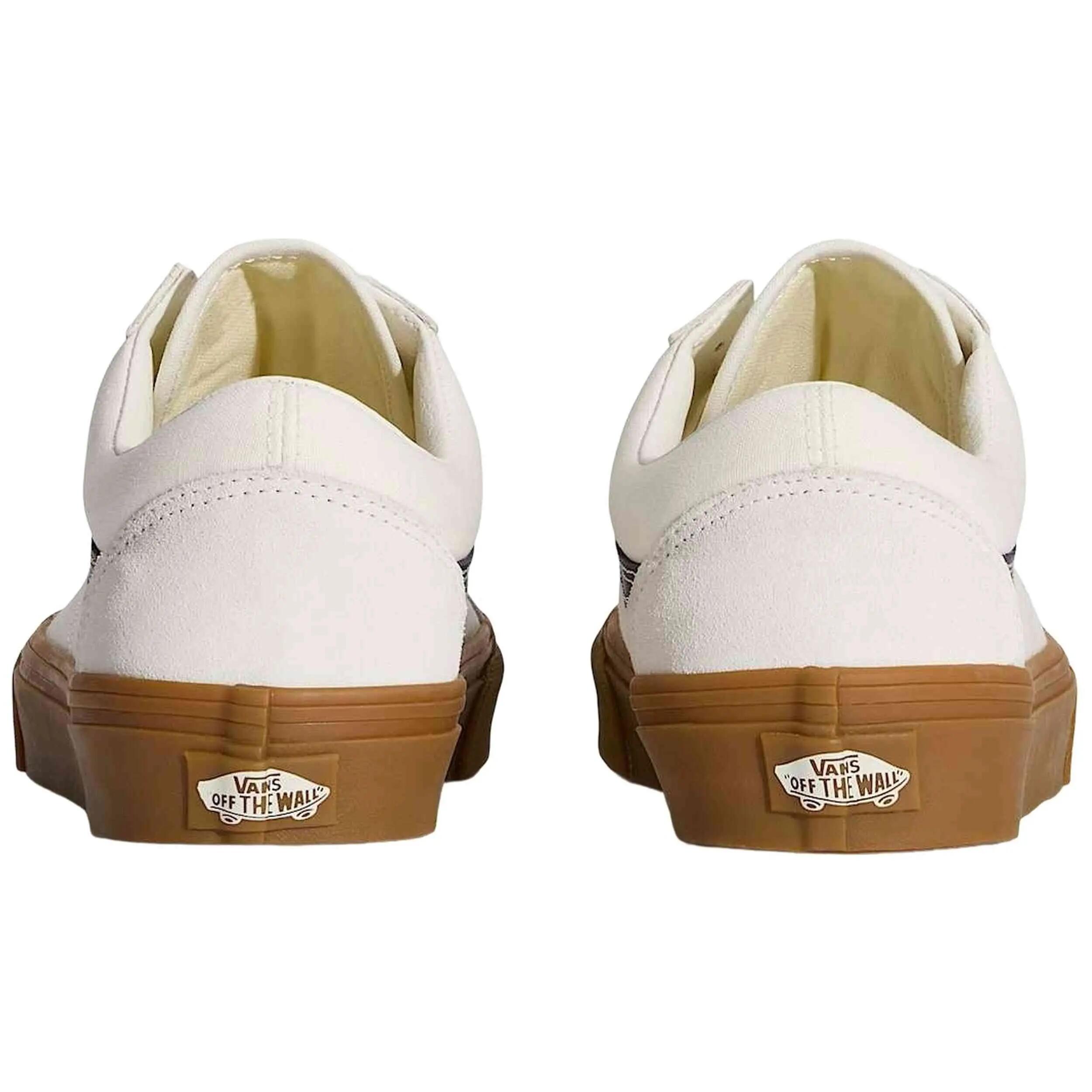 Baskets Vans modèle Old Skool "Gum White" pour homme 4/4