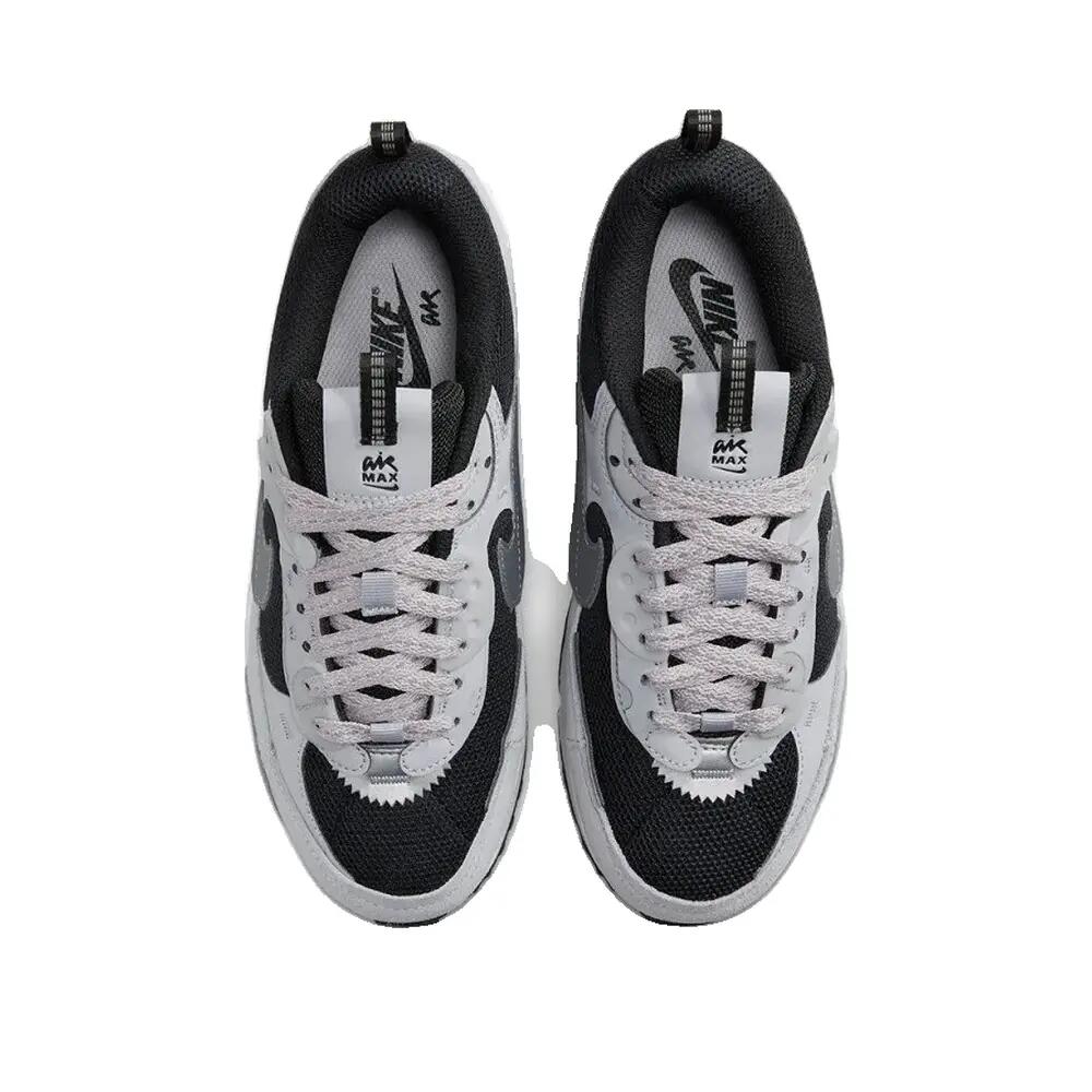 Zapatillas Nike Air Max 90 Futura Gris/Negro/Blanco 3/4