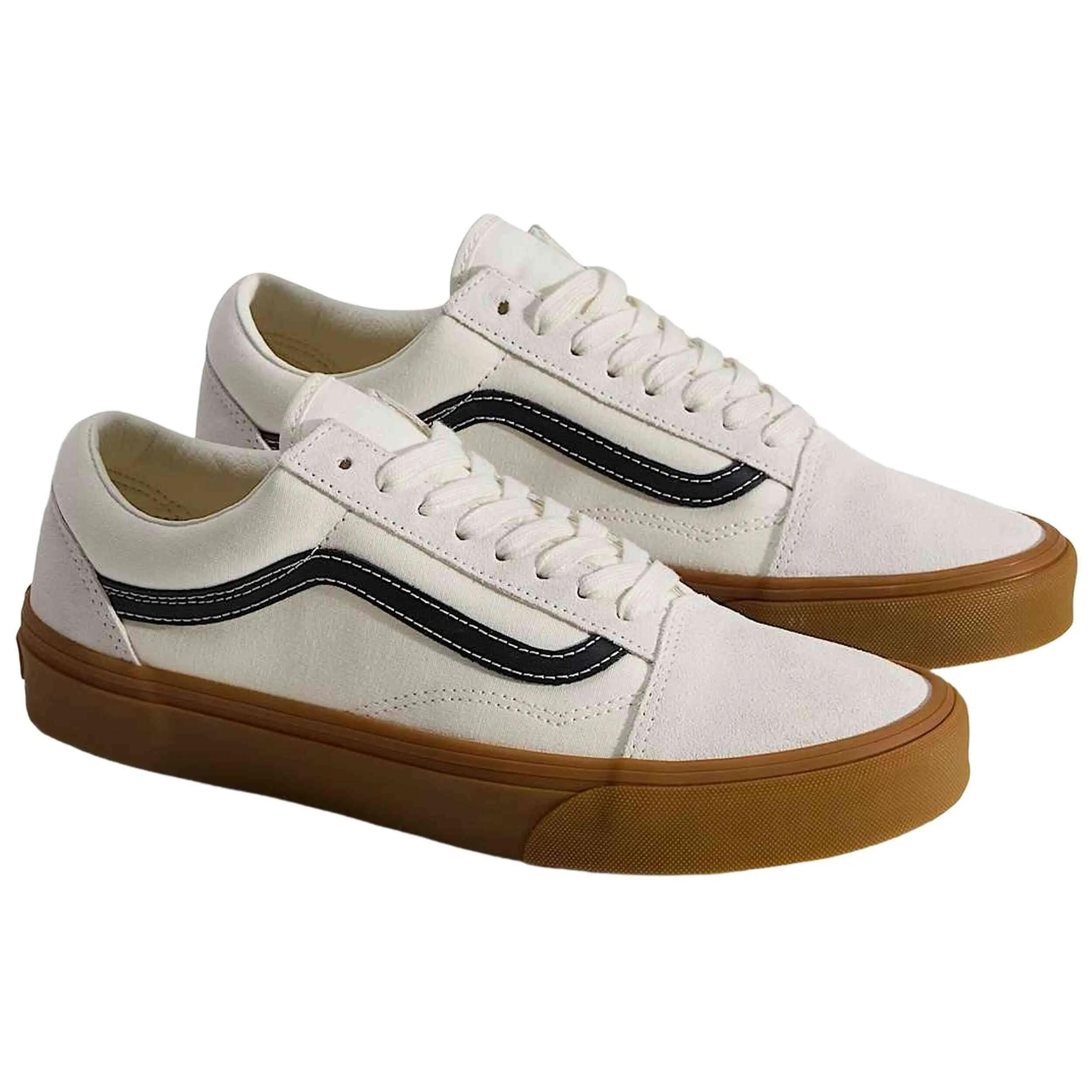 Baskets Vans modèle Old Skool "Gum White" pour homme 2/4