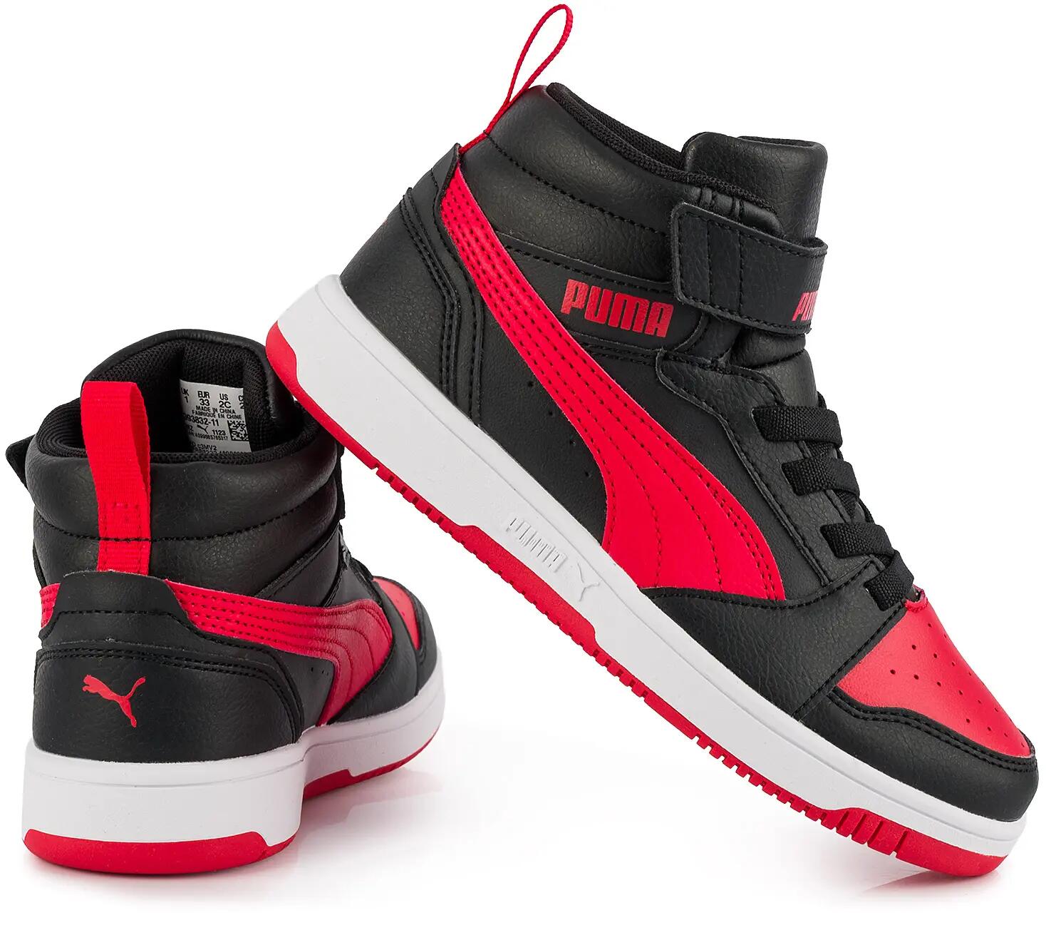 Dziecięce buty sportowe sneakersy wysokie ekoskóra PUMA REBOUND V6 9/12