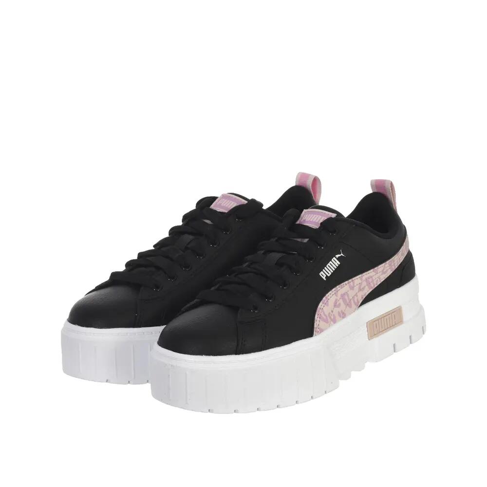 Scarpe PUMA Mayze Wild Nero/Bianco/Rosa 3/6