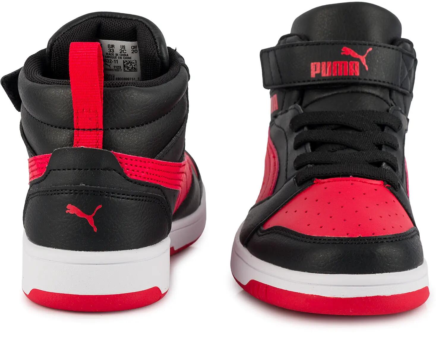 Dziecięce buty sportowe sneakersy wysokie ekoskóra PUMA REBOUND V6 7/12