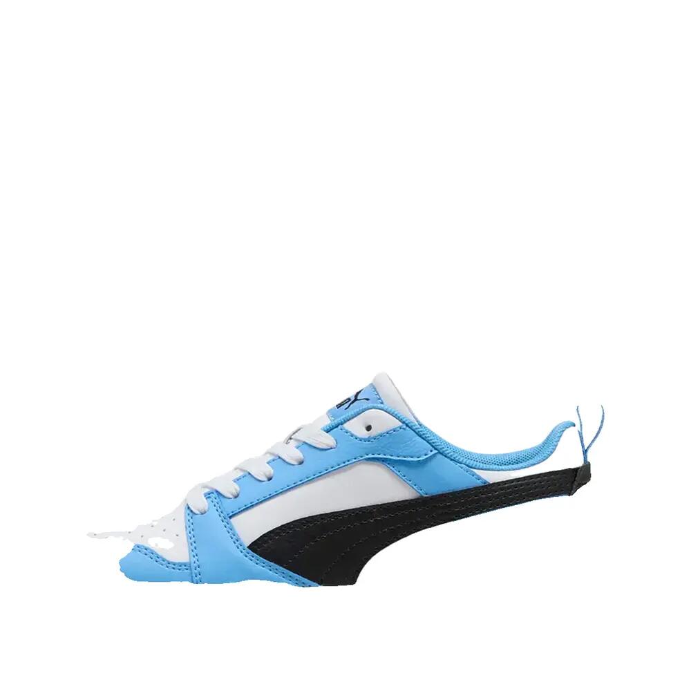 PUMA Rebound V6 Lo Jr Lichtblauw/Zwart/Wit 3/6