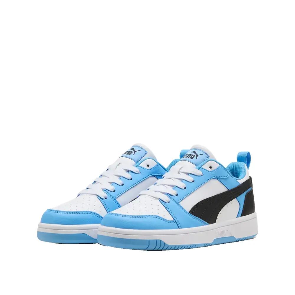 PUMA Rebound V6 Lo Jr Lichtblauw/Zwart/Wit 2/6