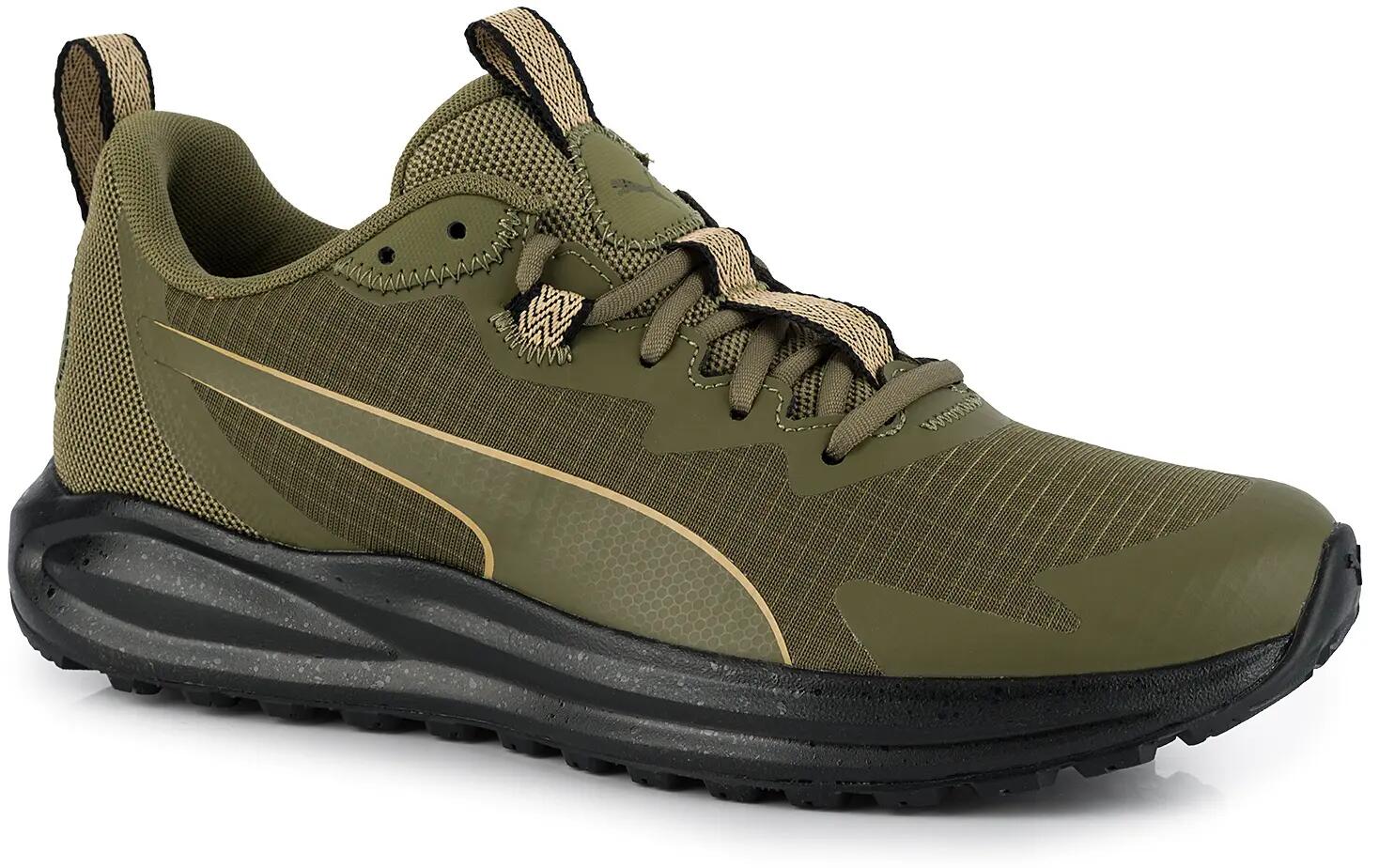 Męskie buty sportowe sneakersy zielone PUMA TWITCH Runner trail 1/13