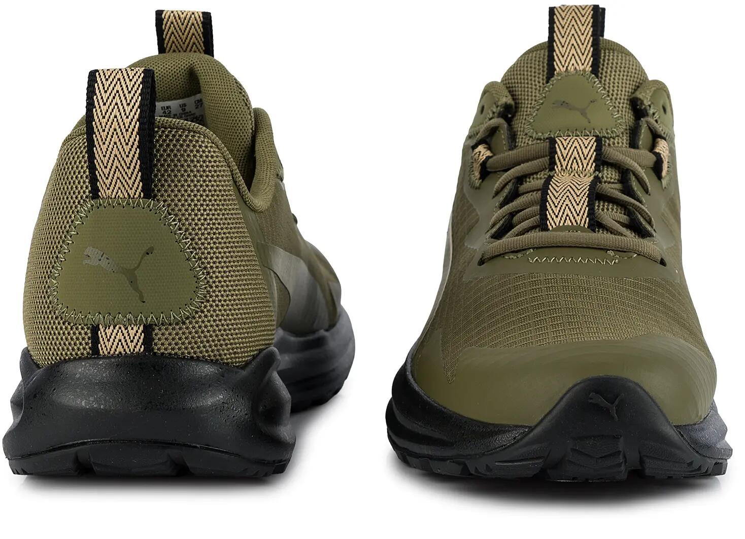 Męskie buty sportowe sneakersy zielone PUMA TWITCH Runner trail 8/13