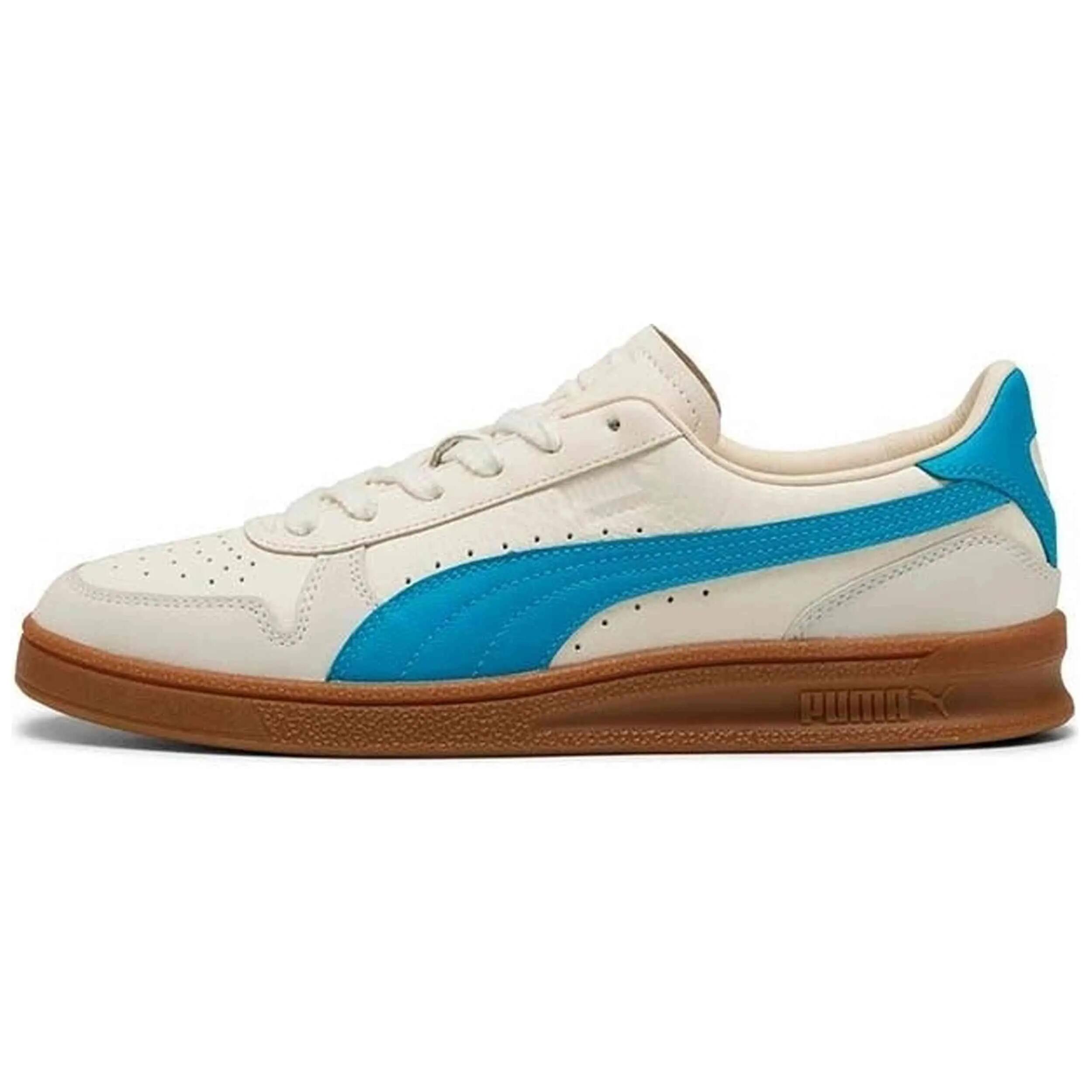 Sapatilhas Puma modelo Indoor OG "Frosted Ivory Tropical Blue" para homem 5/5