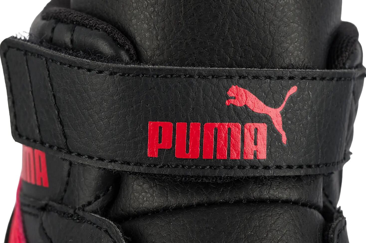 Dziecięce buty sportowe sneakersy wysokie ekoskóra PUMA REBOUND V6 12/12