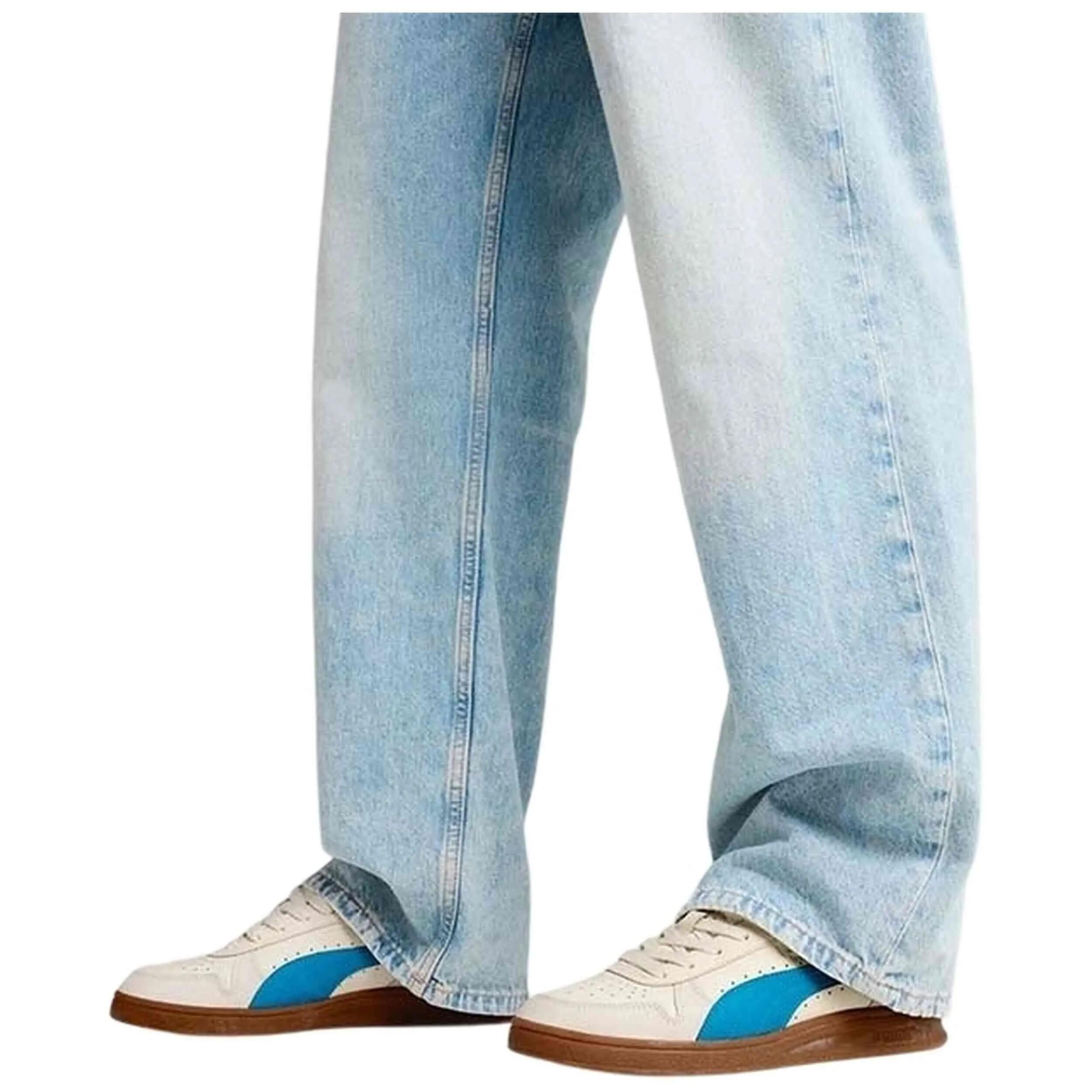 Sapatilhas Puma modelo Indoor OG "Frosted Ivory Tropical Blue" para homem 3/5