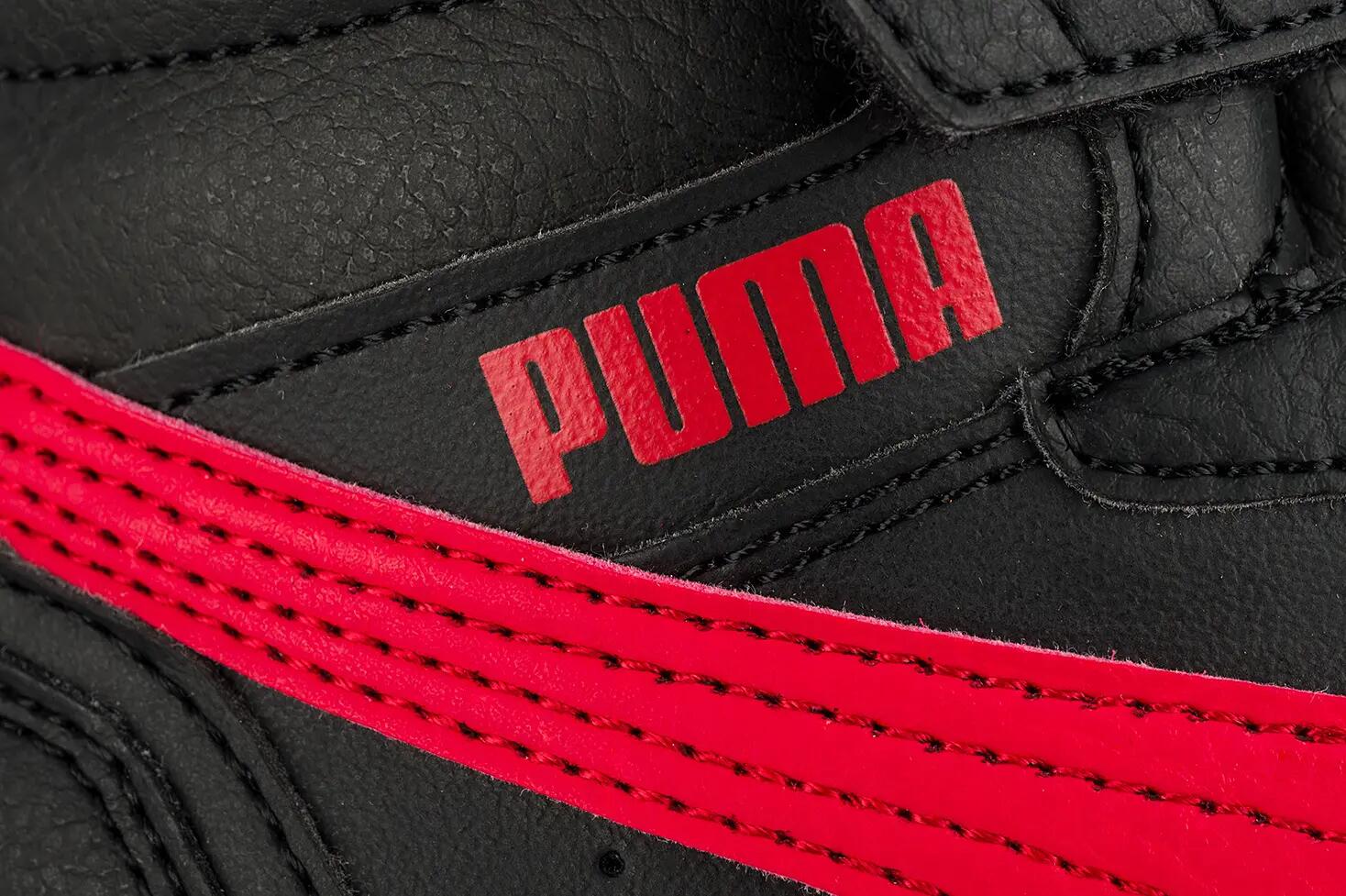 Dziecięce buty sportowe sneakersy wysokie ekoskóra PUMA REBOUND V6 10/12