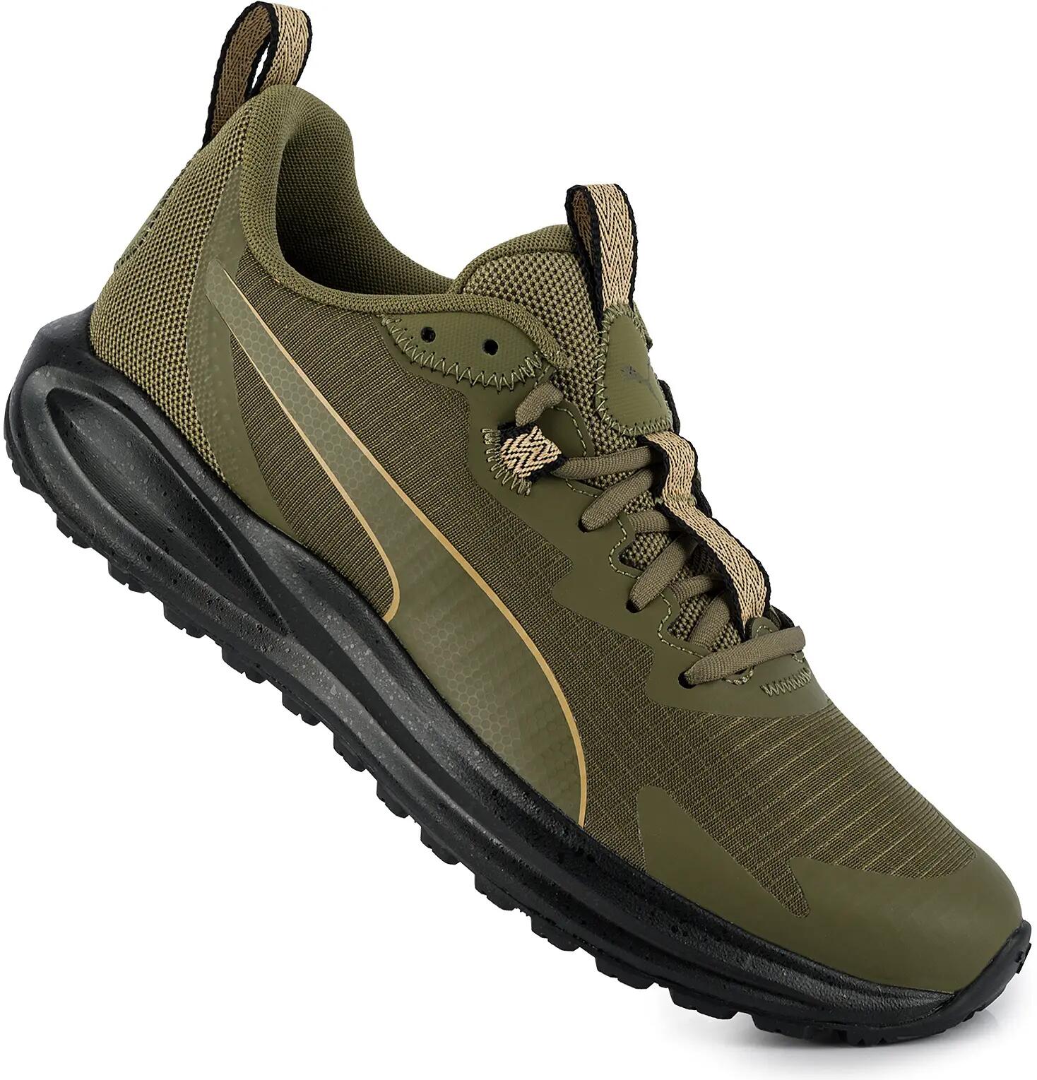 Męskie buty sportowe sneakersy zielone PUMA TWITCH Runner trail 3/13