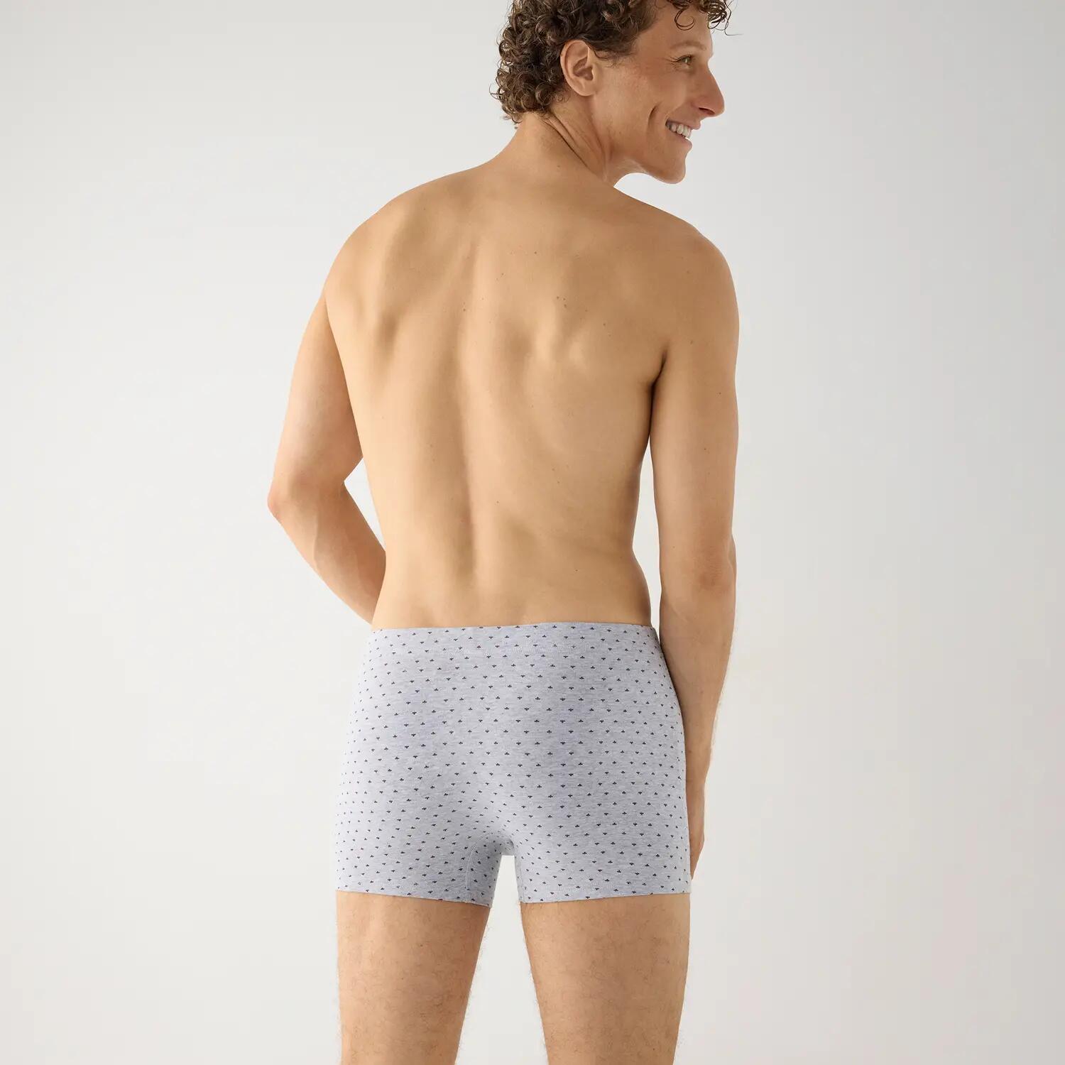 Pack de 2 boxers de algodão com estampado de elementos minimalistas 7/7