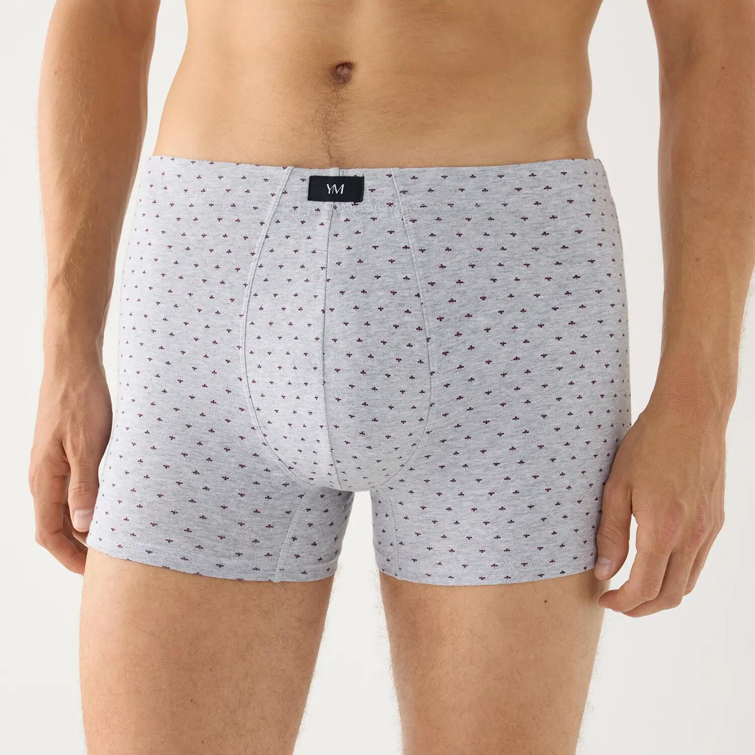 Pack de 2 boxers de algodão com estampado de elementos minimalistas 6/7