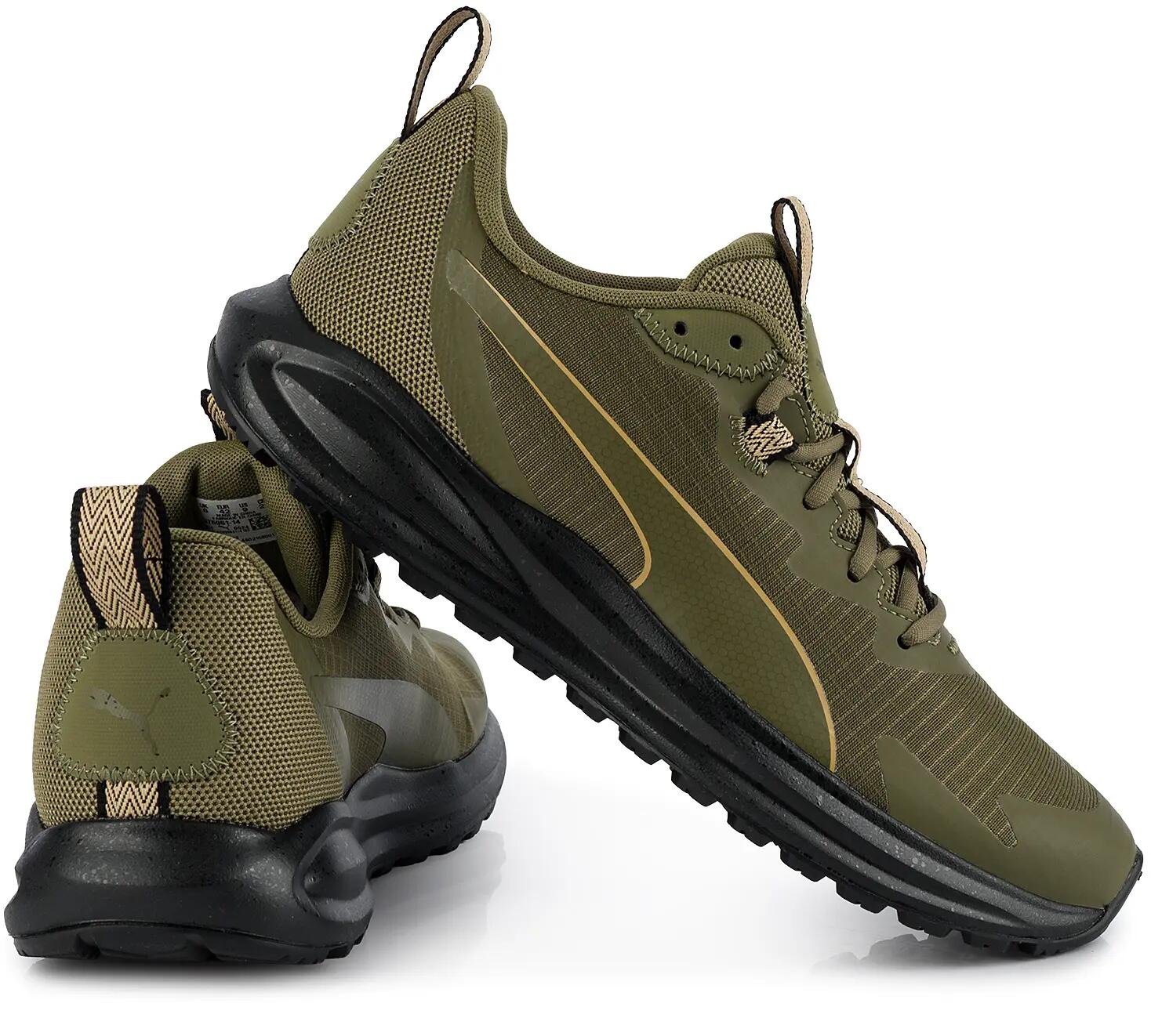 Męskie buty sportowe sneakersy zielone PUMA TWITCH Runner trail 10/13