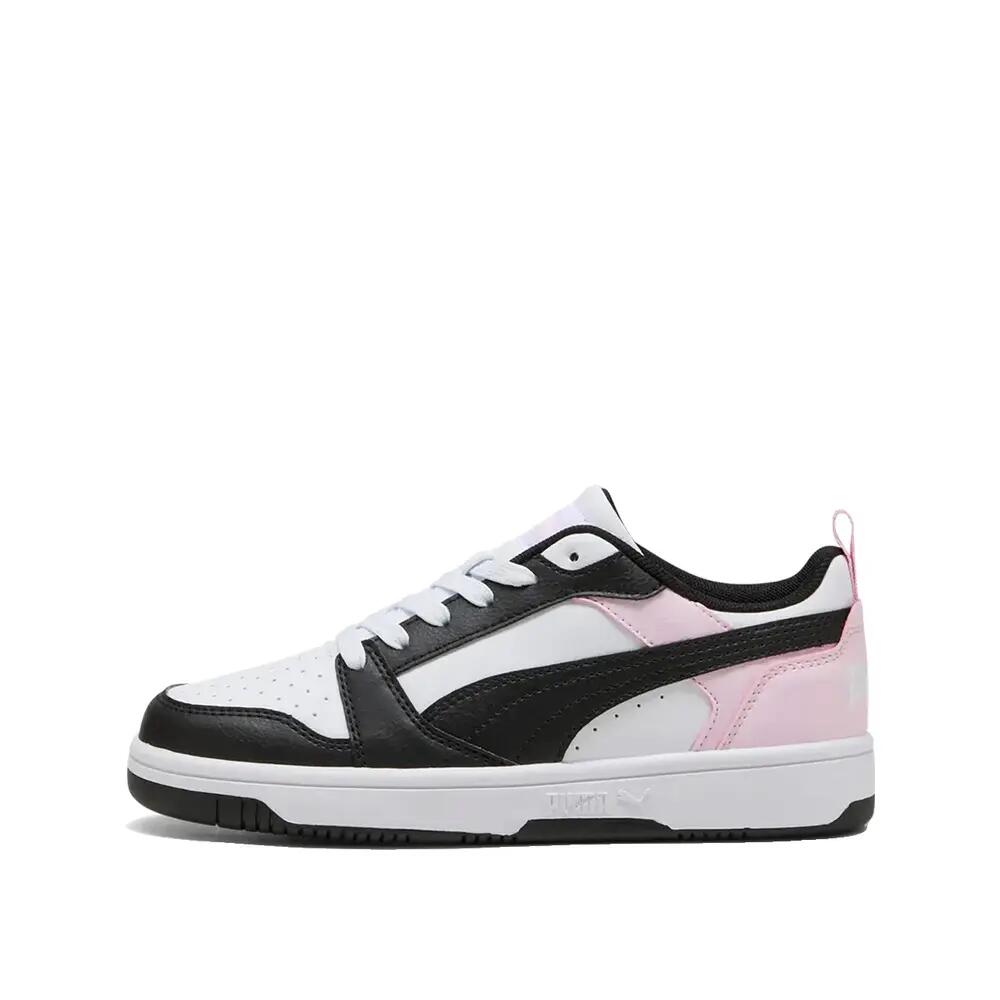PUMA Rebound V6 Lo Weiß/Schwarz/Rosa 3/6