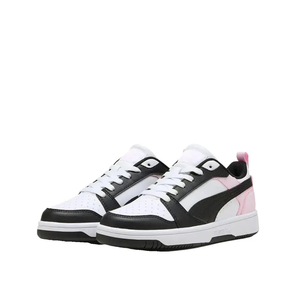 PUMA Rebound V6 Lo Weiß/Schwarz/Rosa 2/6