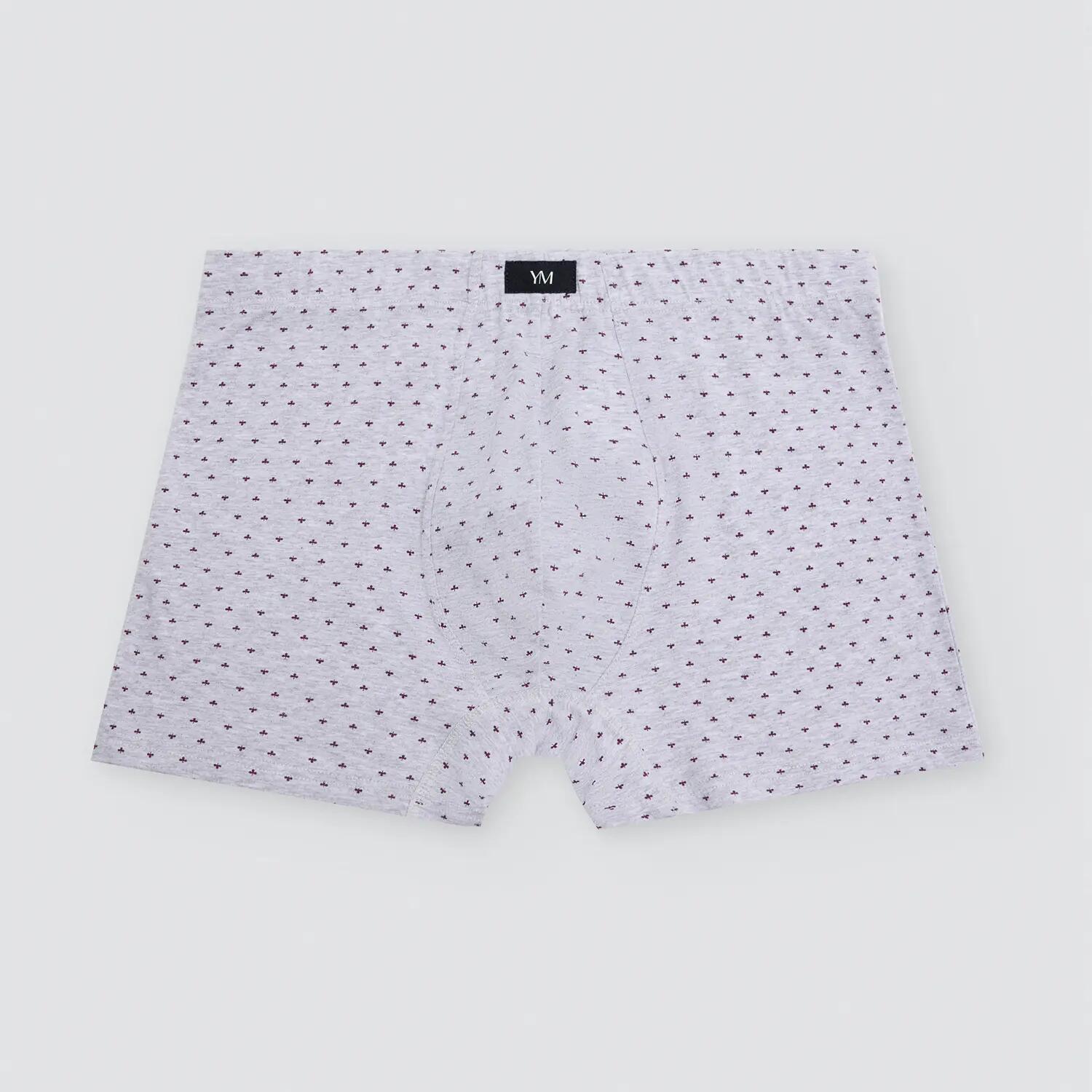 Pack de 2 boxers de algodão com estampado de elementos minimalistas 4/7
