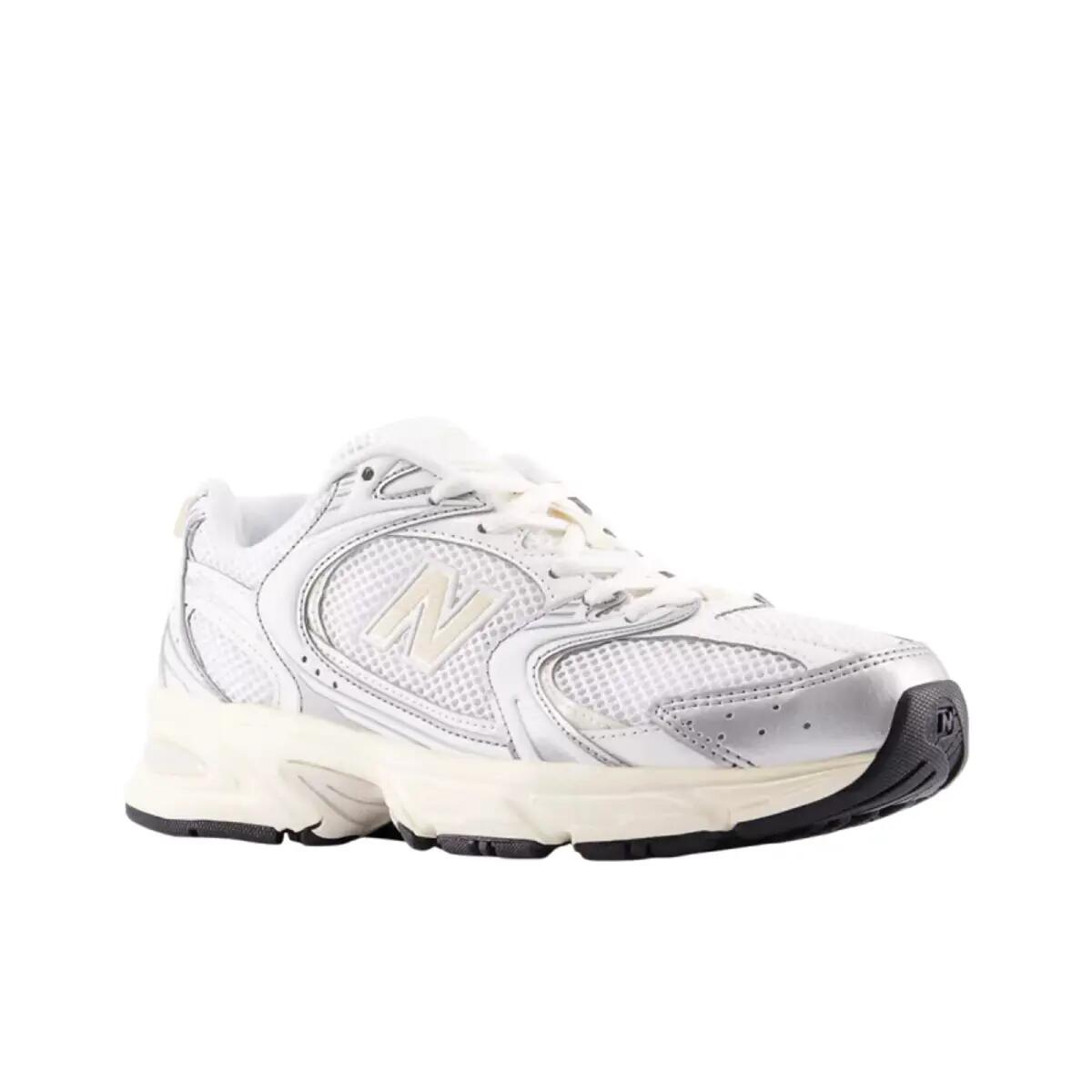 New Balance 530 Silver Metallic Linen 4/6