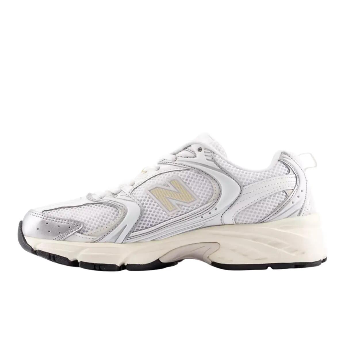 New Balance 530 Silver Metallic Linen 2/6