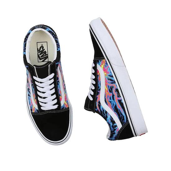 Zapatillas Vans Old Skool Flamme Électrique Noir/Blanc