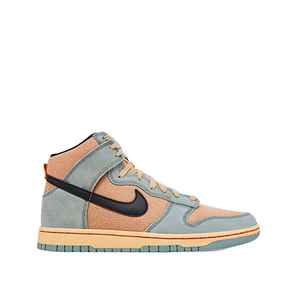 Chaussures Nike Dunk High SE Hemp Hoops Gris/Beige 1/6