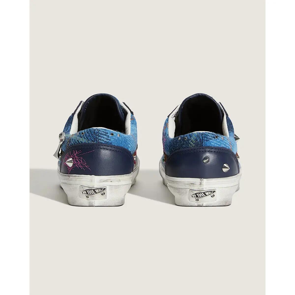 Vans Old Skool 36 Harris Tweed Blue Multi 6/6