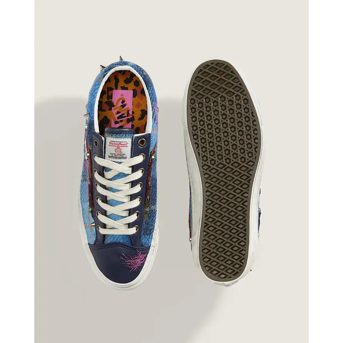 Vans Old Skool 36 Harris Tweed Blue Multi 5/6