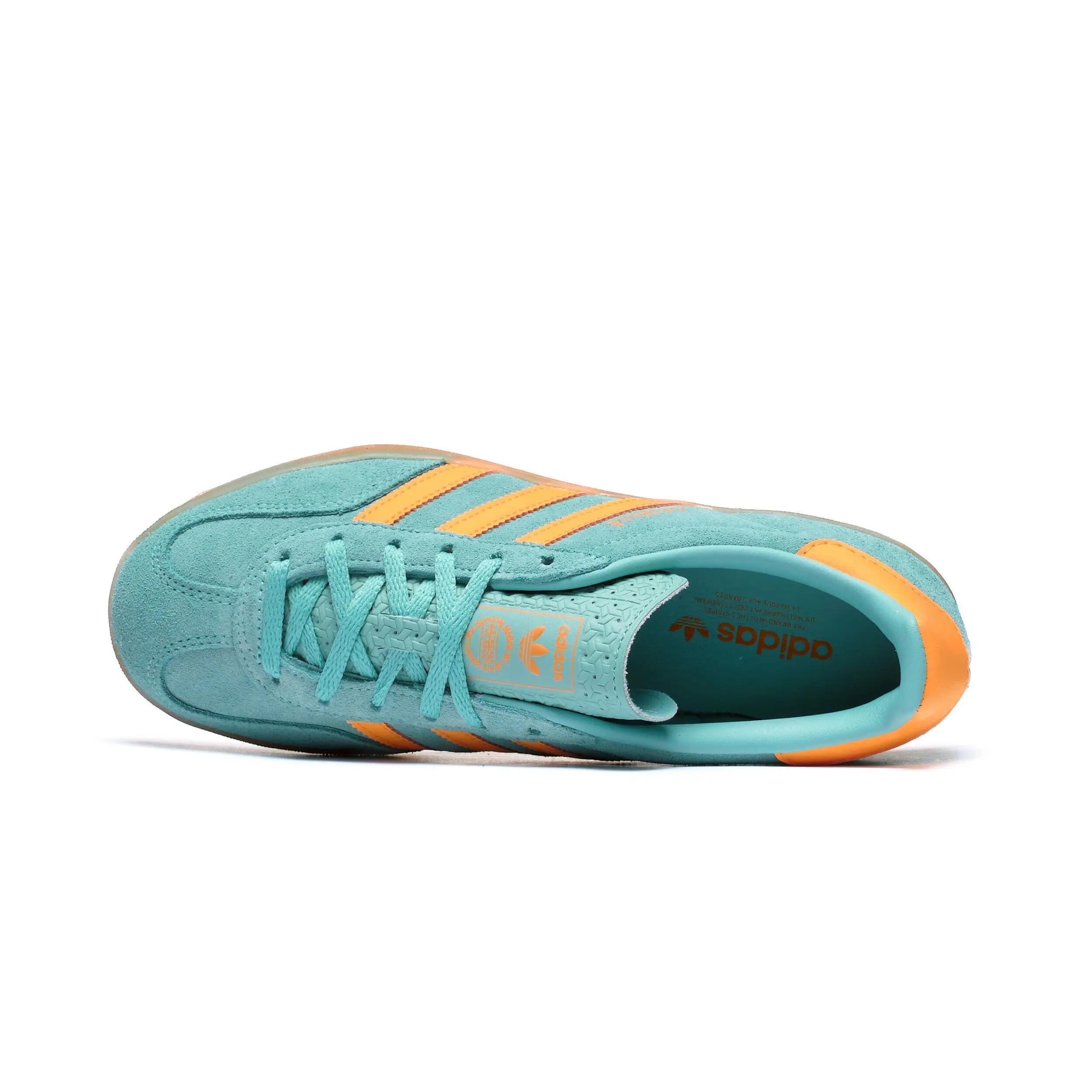 Chaussures Adidas Gazelle Indoor Verte 4/6