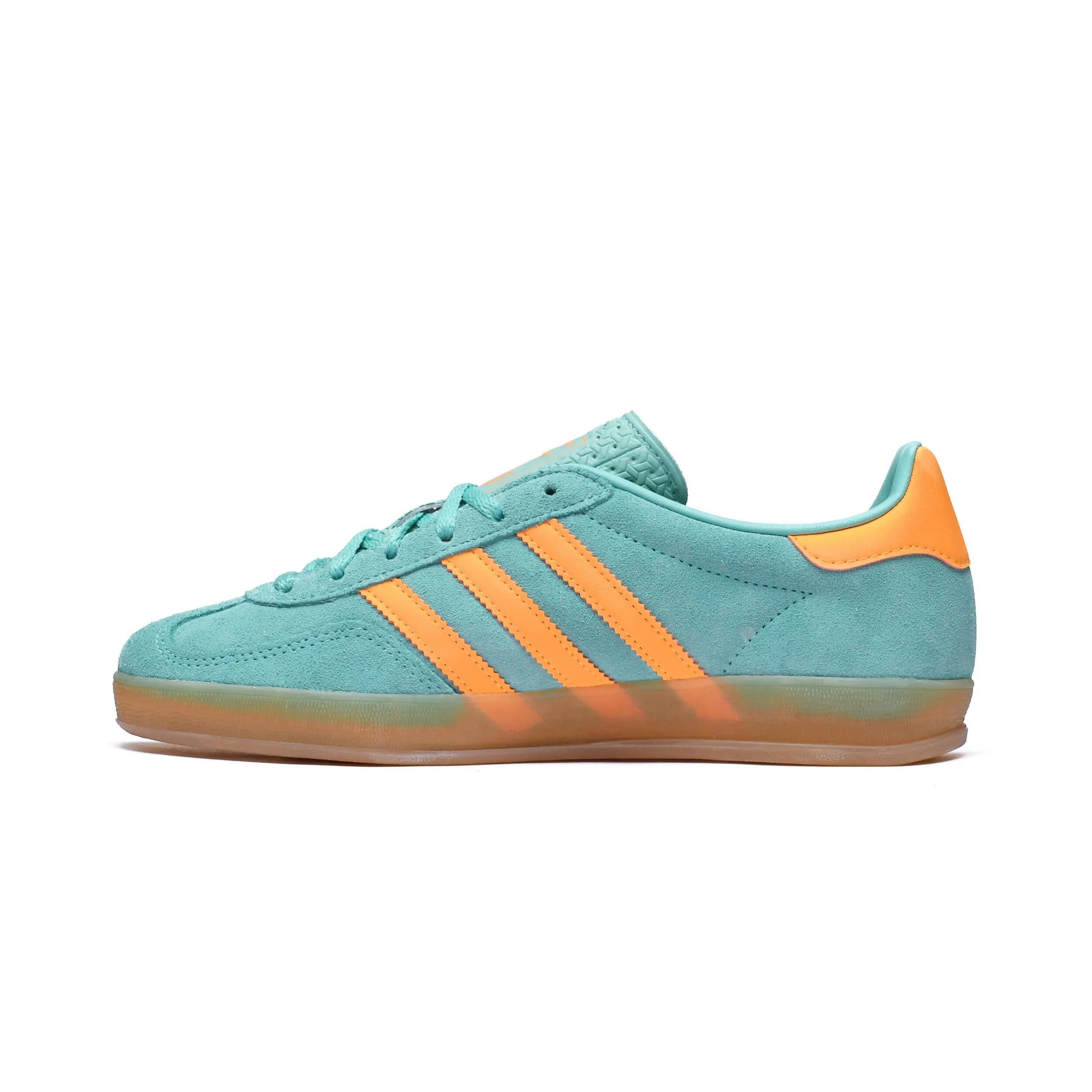 Chaussures Adidas Gazelle Indoor Verte 3/6