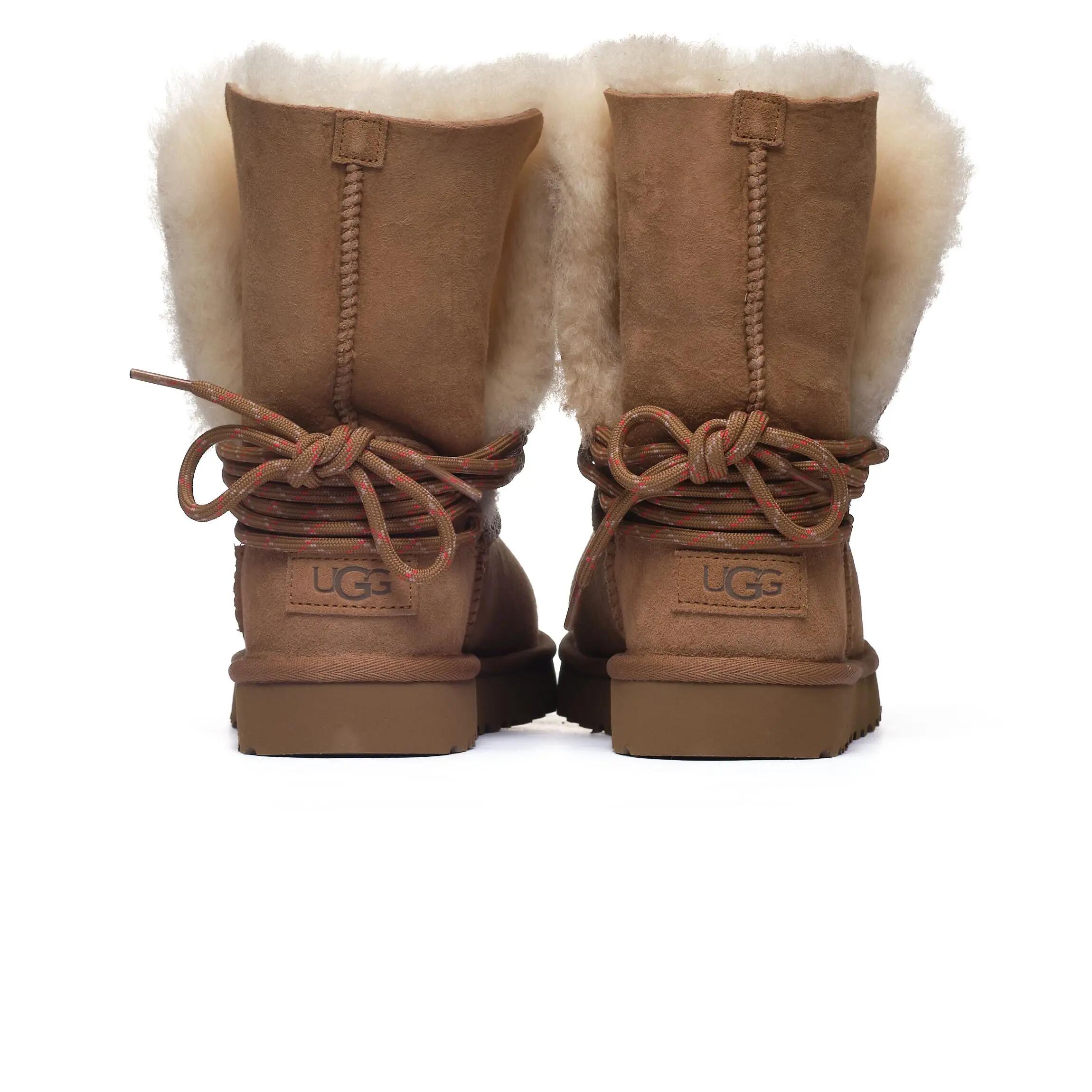 Damskie śniegowce Ugg Classic Bailey Tie Boot  1171530-CHE 6/6