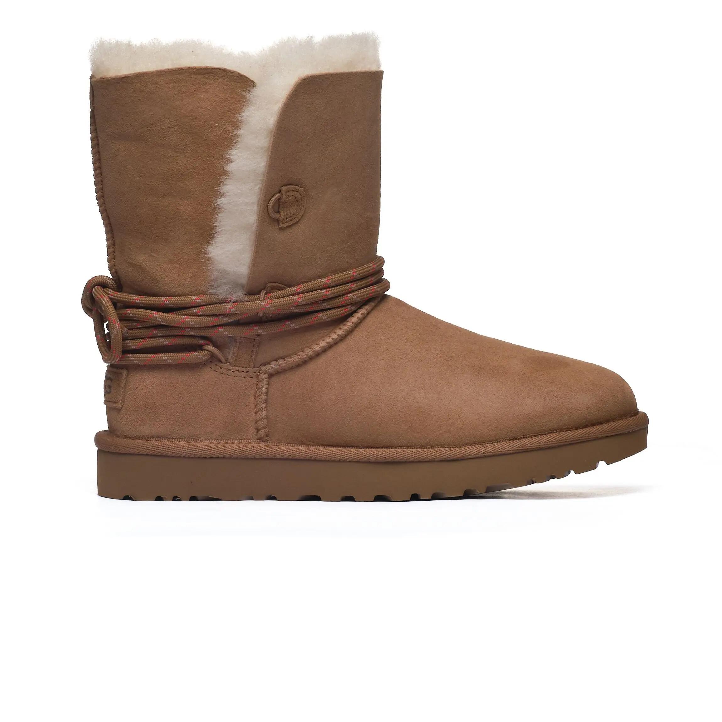 Damskie śniegowce Ugg Classic Bailey Tie Boot  1171530-CHE 2/6