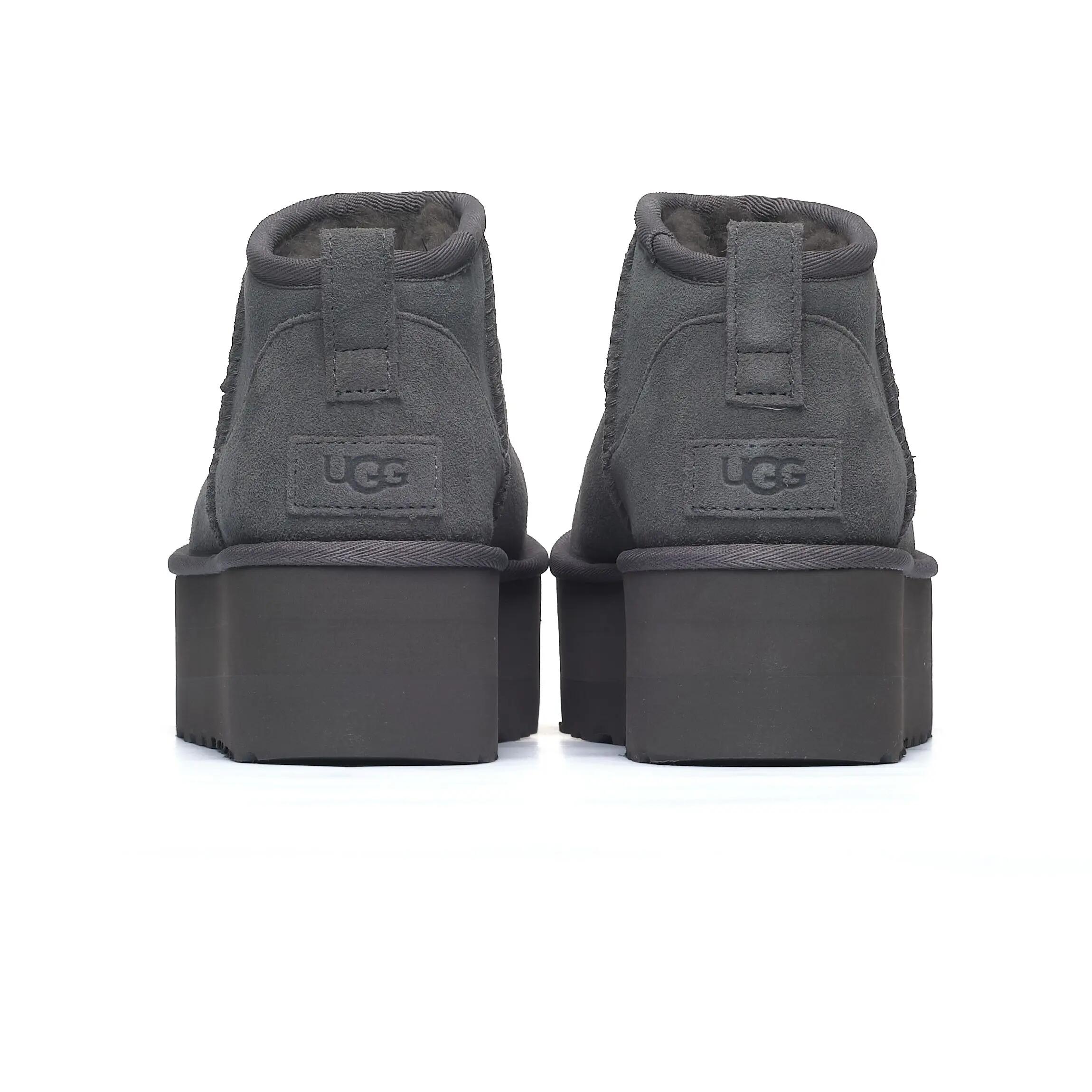 Damskie śniegowce Ugg Classic Ultra Mini Platform 1135092-CHRC 6/6