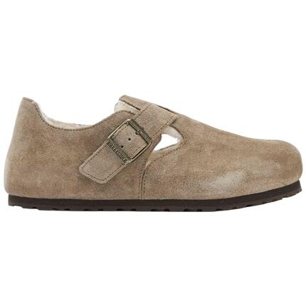Sandalen Birkenstock Modell Birkenstock London Shearling Narrow Fit W für frauen